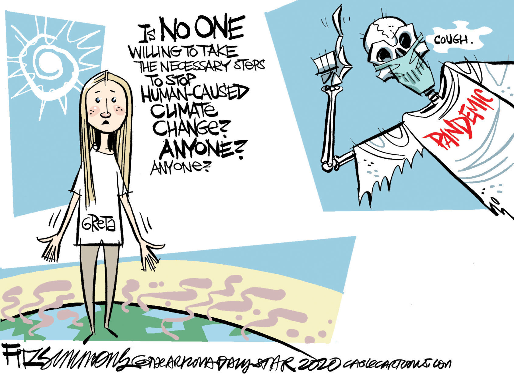 Daily Fitz Cartoon: Pandemic
